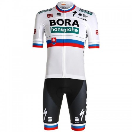 Completo Maglia + Pantaloncino con bretelle 2021 BORA-hansgrohe N002